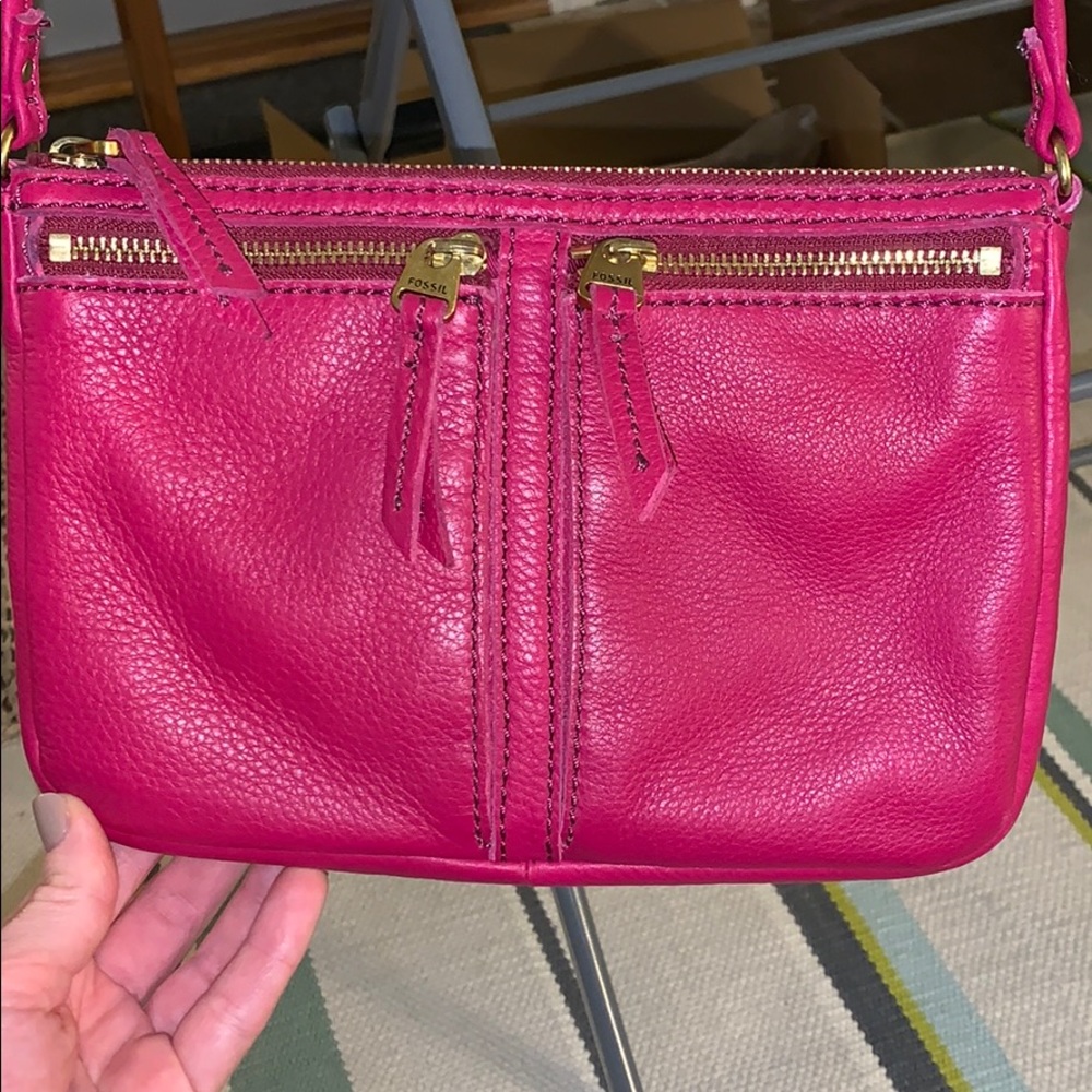 Leather crossbody